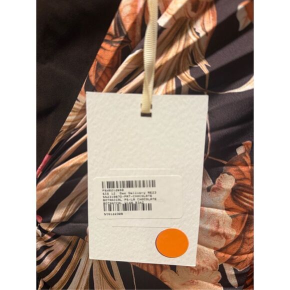 Significant Other Pixi Maxi Dress in Chocolate Botanical Dress Sz 4 NWT$360 - Picture 7 of 7